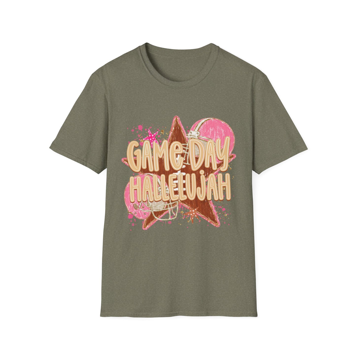 Game Day Hallelujah T-Shirt | Cheer Spirit Football Baseball