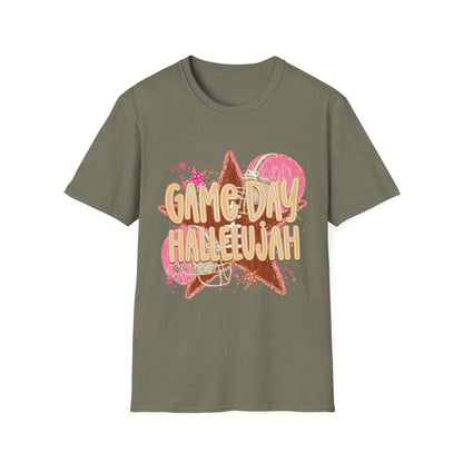 Game Day Hallelujah T-Shirt | Cheer Spirit Football Baseball