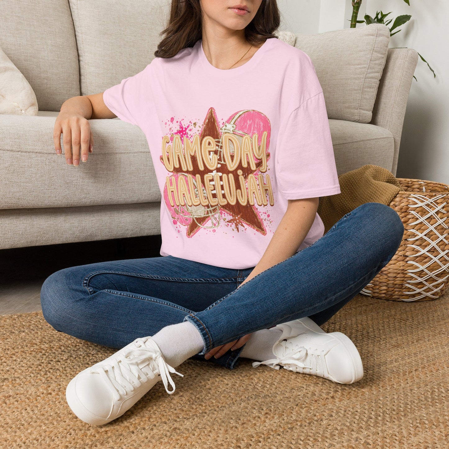 Game Day Hallelujah T-Shirt | Cheer Spirit Football Baseball
