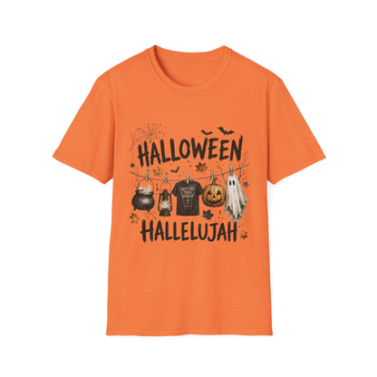 Halloween Hallelujah T-Shirt | Orange Halloween Graphic Tee