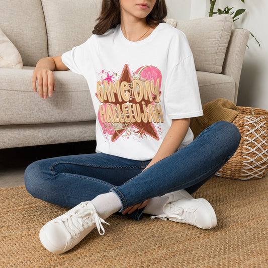 Game Day Hallelujah T-Shirt | Cheer Spirit Football Baseball