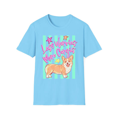 Less Worries More Corgis T-Shirt