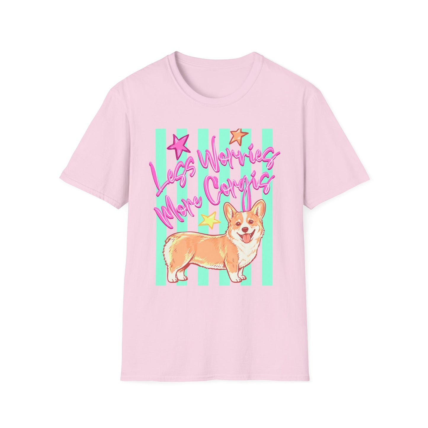 Less Worries More Corgis T-Shirt