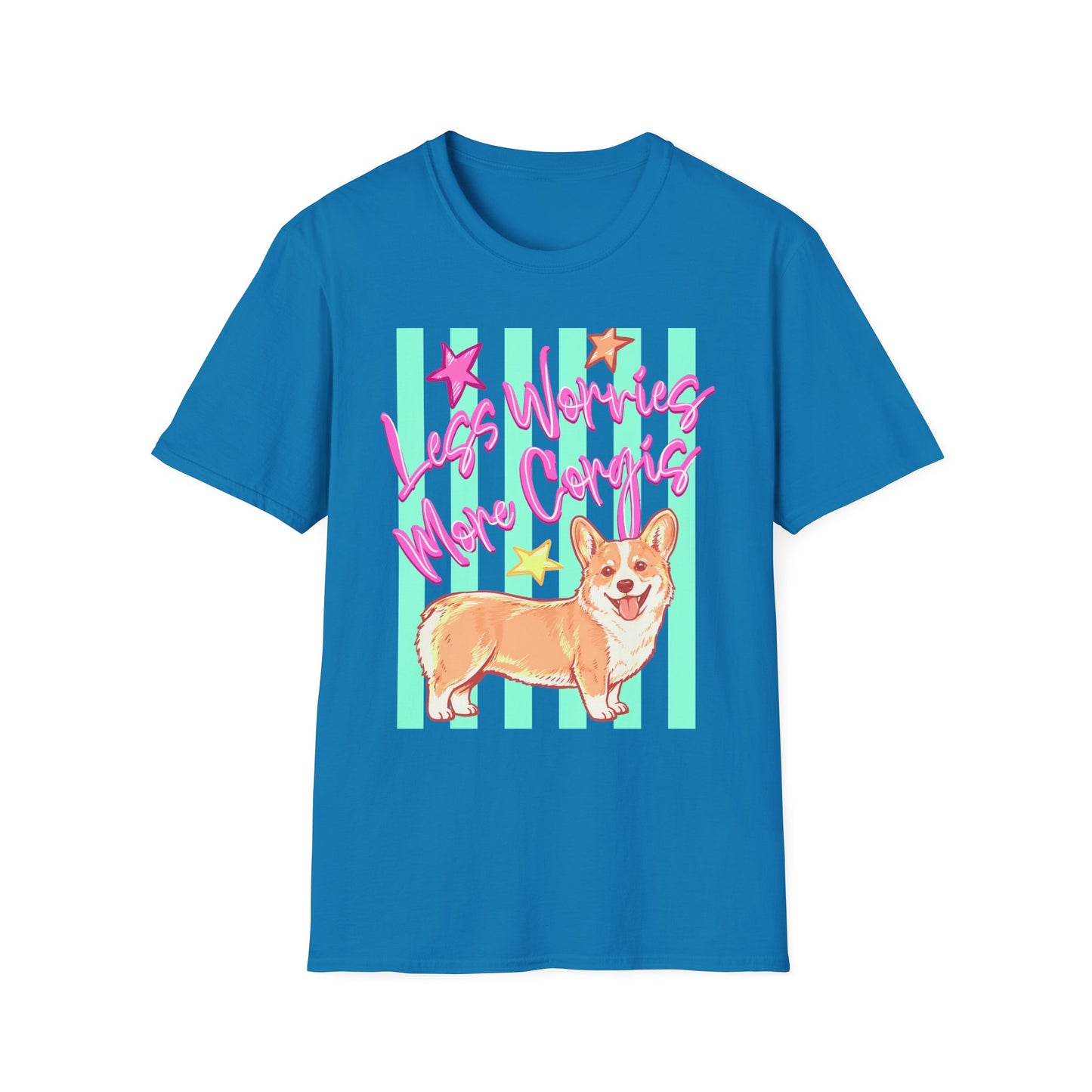 Less Worries More Corgis T-Shirt