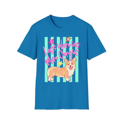 Less Worries More Corgis T-Shirt