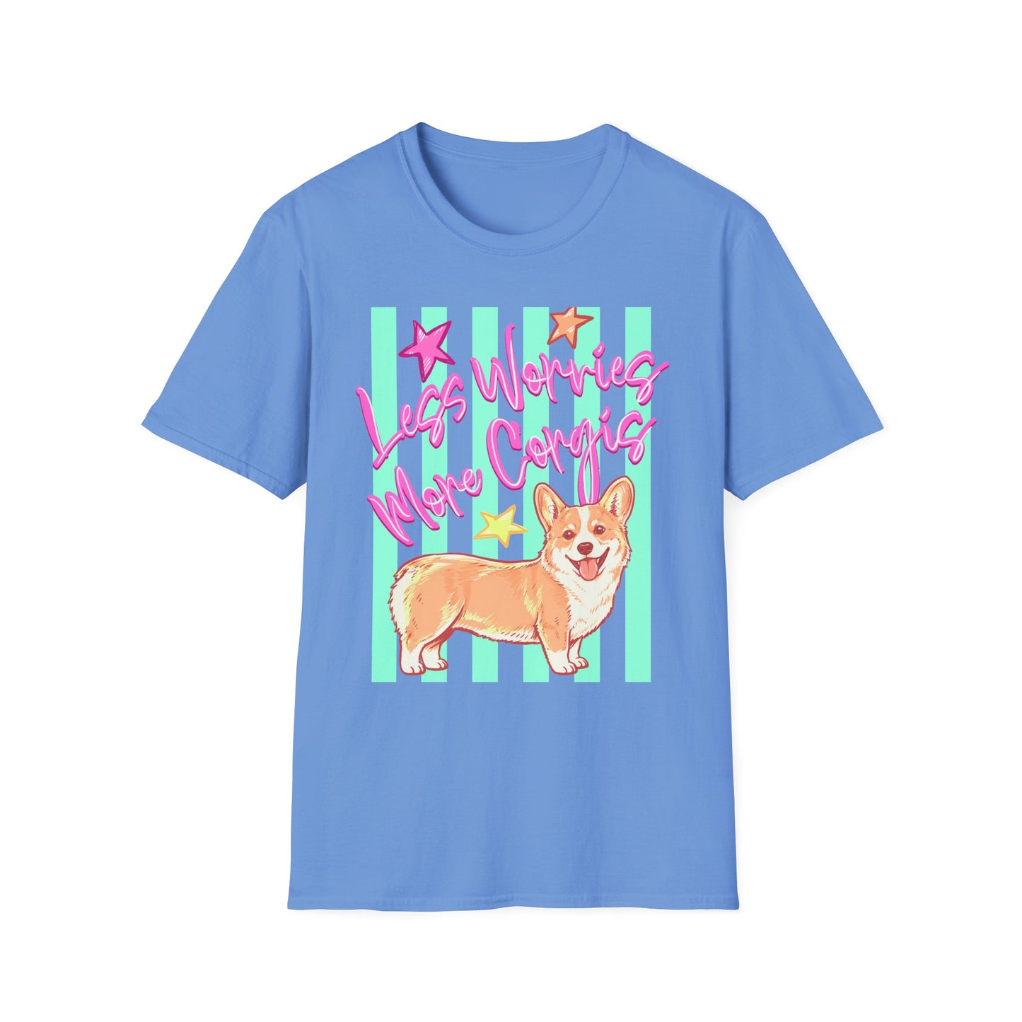 Less Worries More Corgis T-Shirt