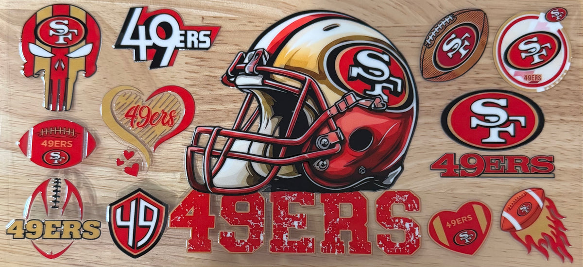 49ers UVDTF Wrap