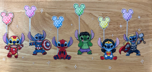 Superhero Stitch UVDTF Wrap