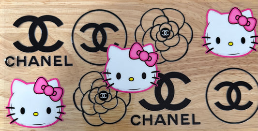 Hello Kitty Chanel UVDTF Wrap