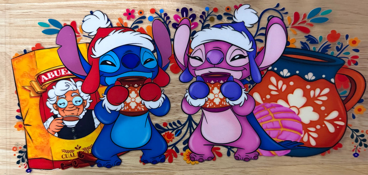 Christmas Stitch UVDTF Wrap