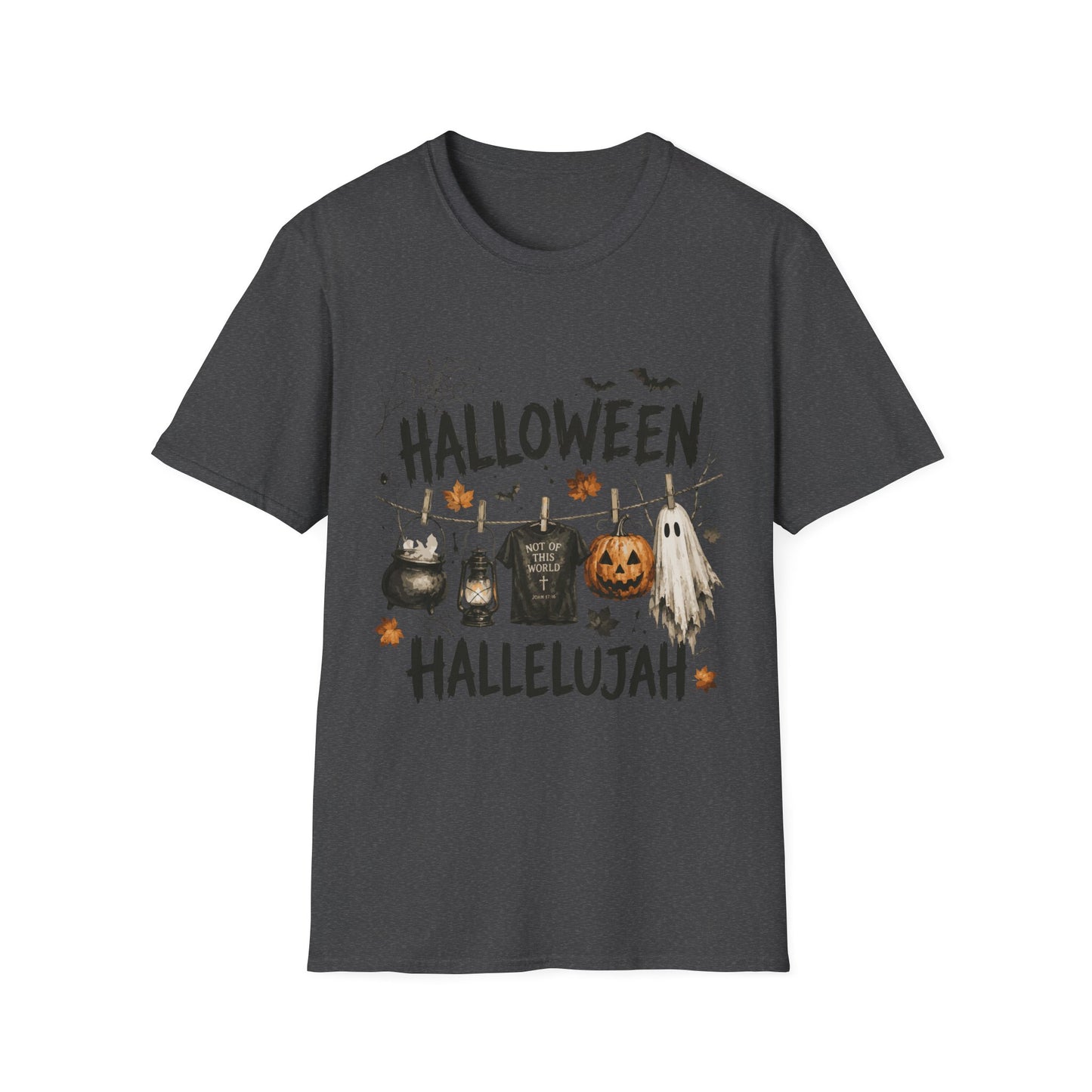 Halloween Hallelujah T-Shirt | Orange Halloween Graphic Tee