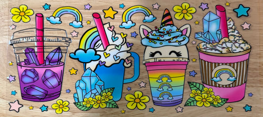 Unicorns & Crystals UVDTF Wrap