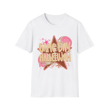 Game Day Hallelujah T-Shirt | Cheer Spirit Football Baseball