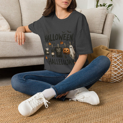 Halloween Hallelujah T-Shirt | Orange Halloween Graphic Tee