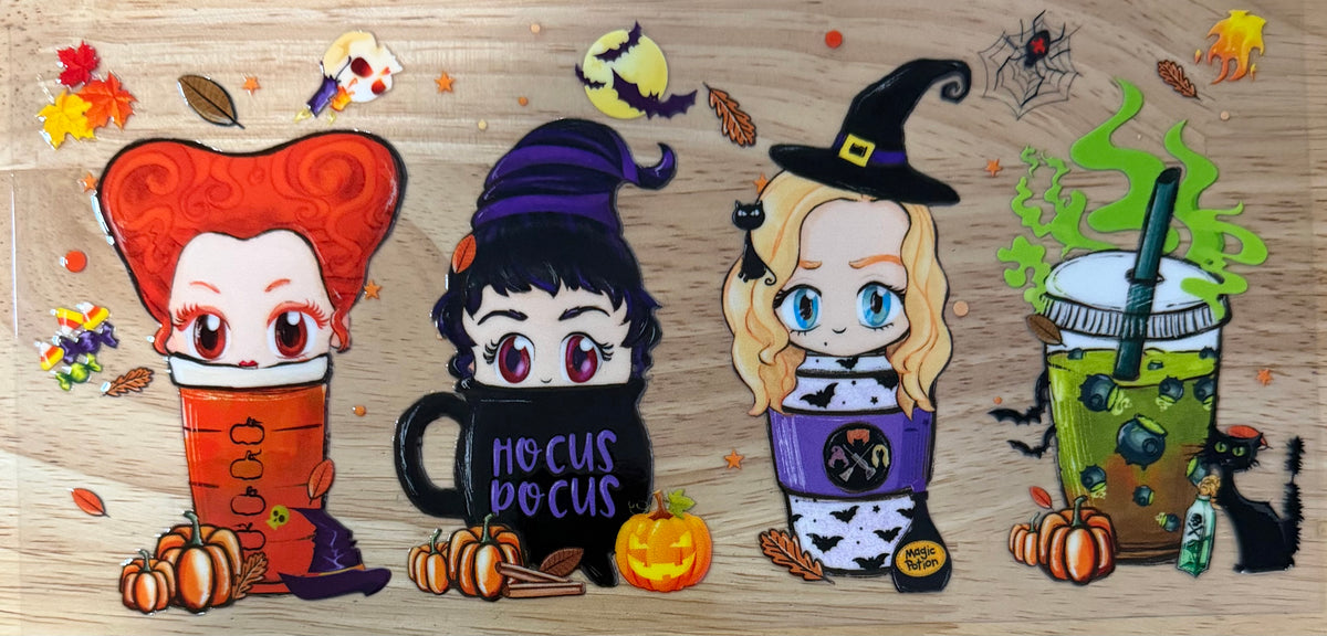 Hocus Pocus Drinks UVDTF Wrap