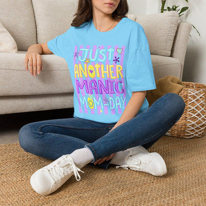 Just Another Manic Mom-Day T-Shirt | Pastel Retro Mom Shirt
