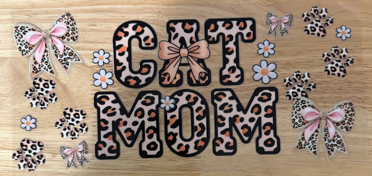 Cat Mom UVDTF Wrap