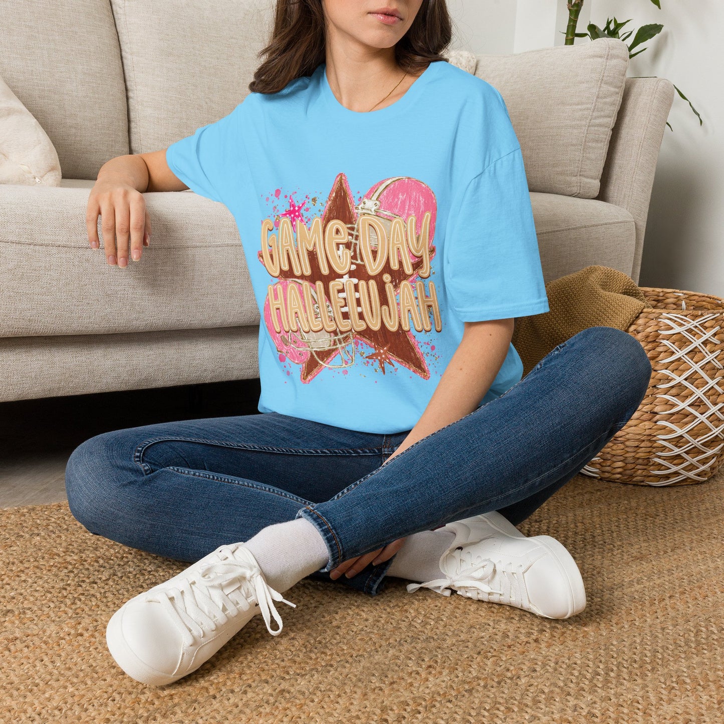Game Day Hallelujah T-Shirt | Cheer Spirit Football Baseball