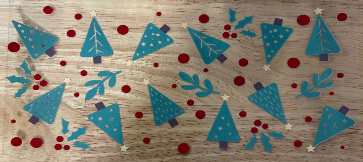 Christmas Trees UVDTF Wrap