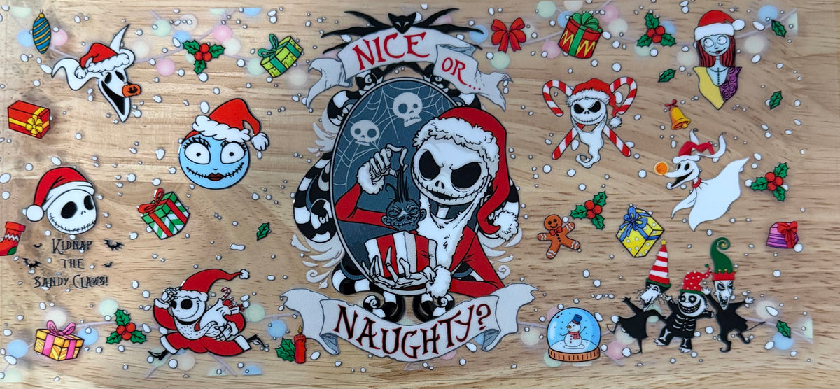 Naughty or Nice UVDTF Wrap
