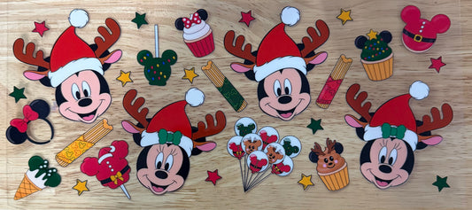 Mickey Christmas UVDTF Wrap
