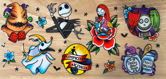 Jack & Sally UVDTF Wrap