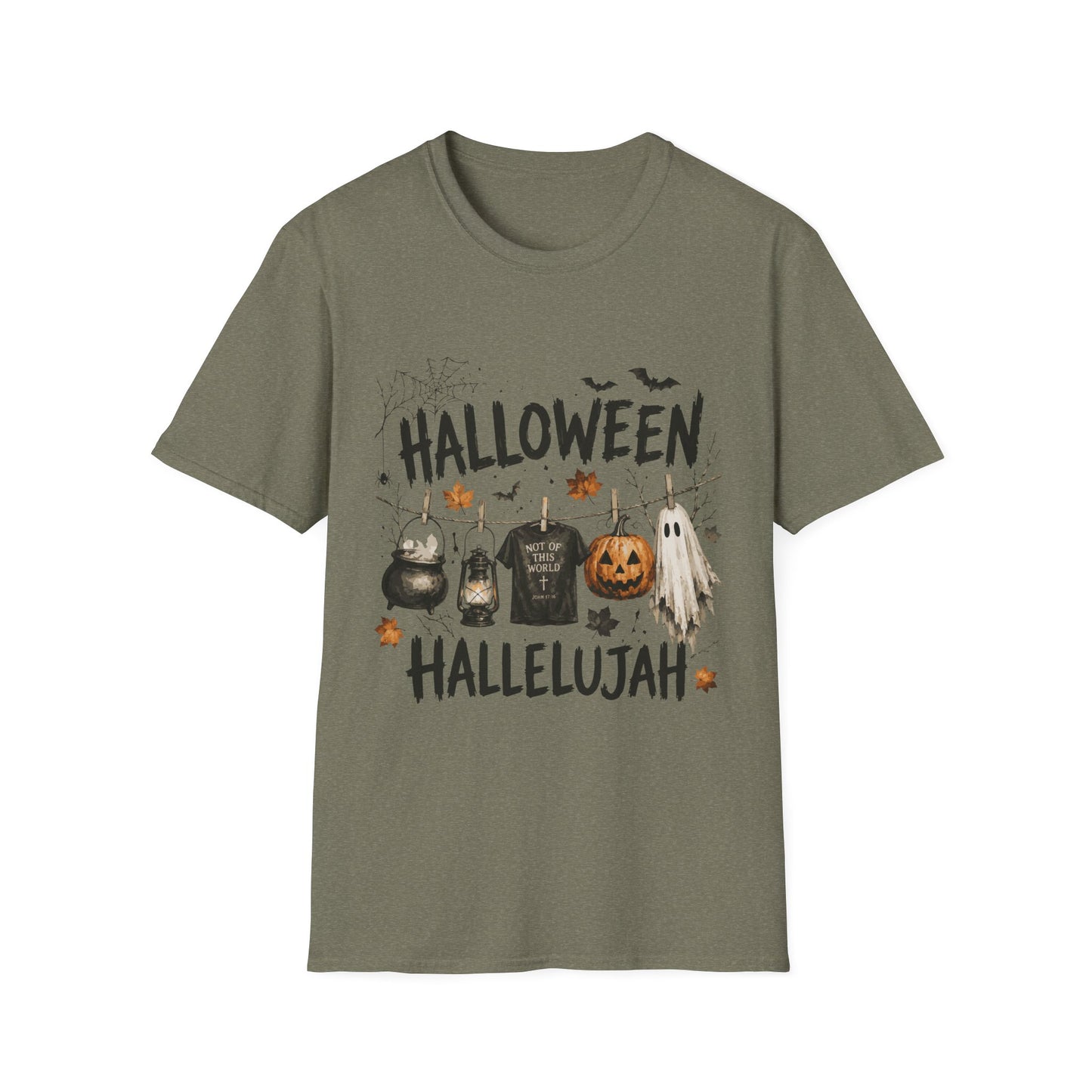 Halloween Hallelujah T-Shirt | Orange Halloween Graphic Tee