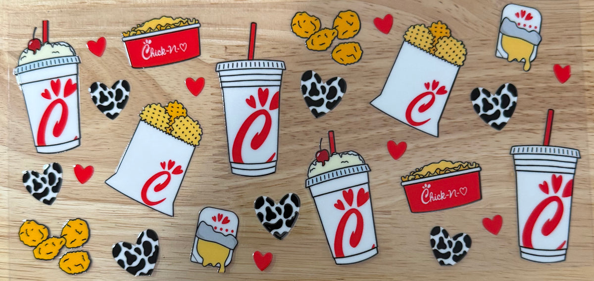 Chick Fil A UVDTF Wrap