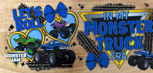 Monster Truck Era UVDTF Wrap