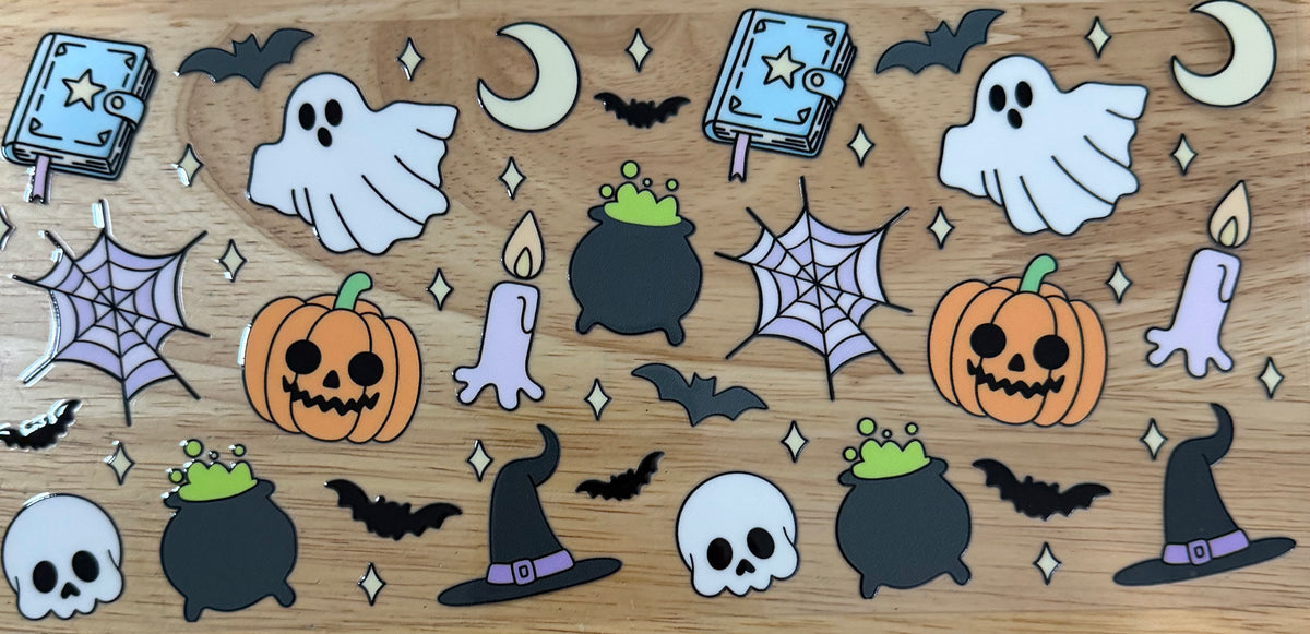 Halloween Cauldron UVDTF Wrap