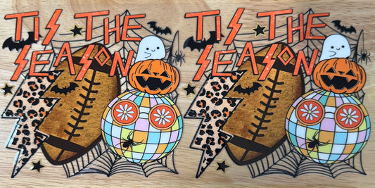 Tis The Season Football UVDTF Wrap