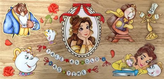 Beauty & The Beast UVDTF Wrap