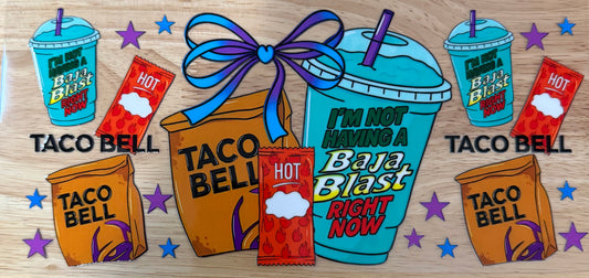 Taco Bell UVDTF Wrap