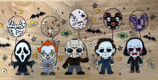 Spooky Friends UVDTF Wrap