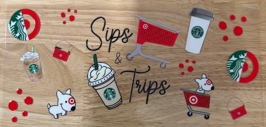Sips & Trips UVDTF Wrap