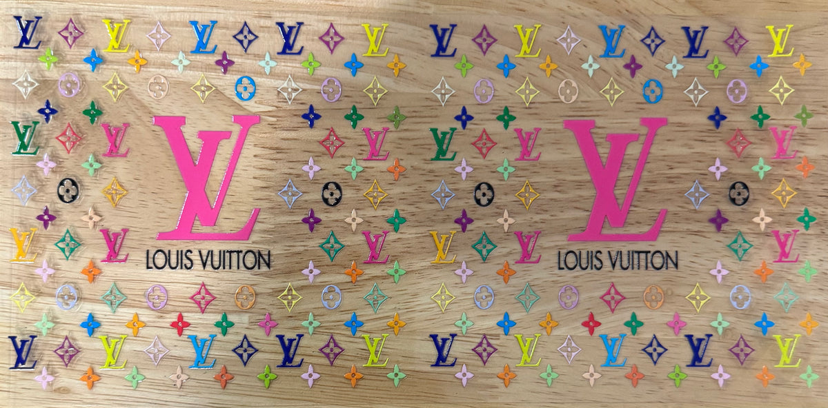Colorful Louis Designer UVDTF Wrap