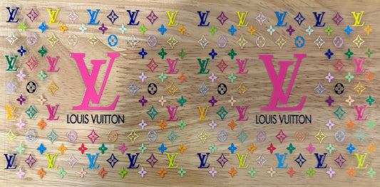 Colorful Louis Designer UVDTF Wrap