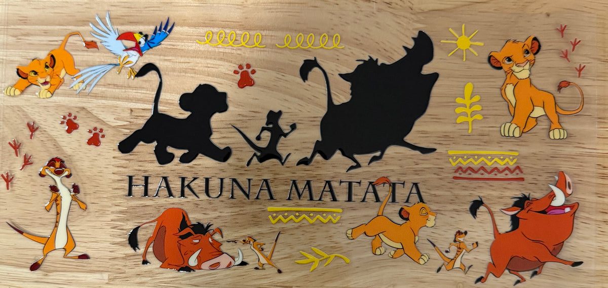 Hakuna Matata UVDTF Wrap