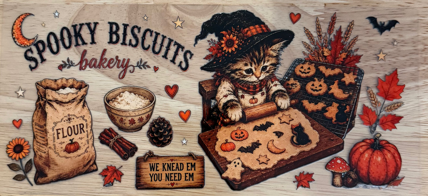 Spooky Cat Bakery UVDTF Wrap