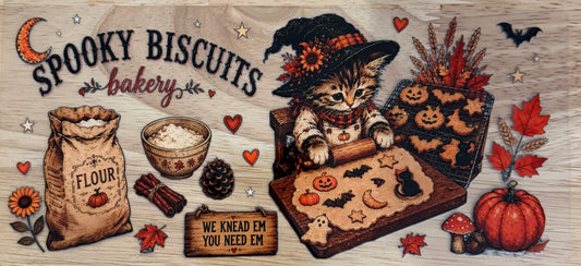 Spooky Cat Bakery UVDTF Wrap