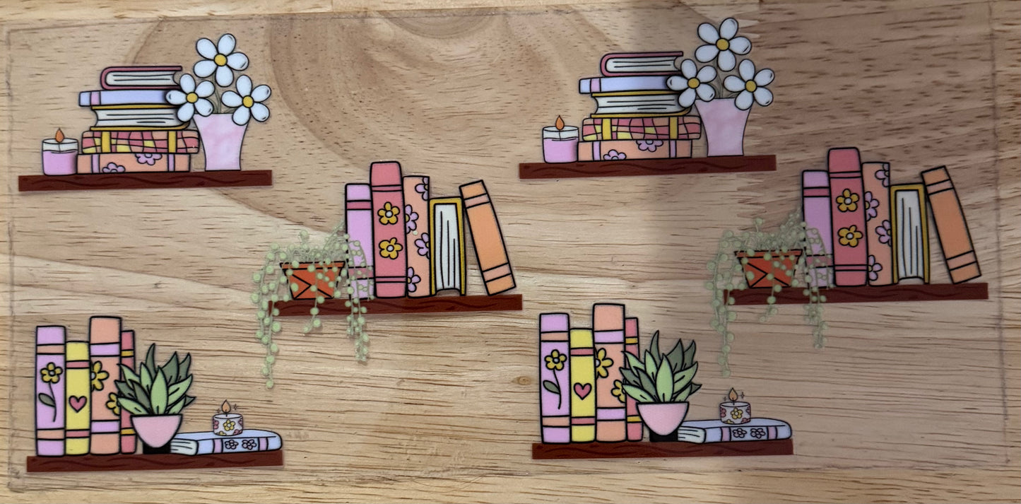 Bookshelf UVDTF Wrap