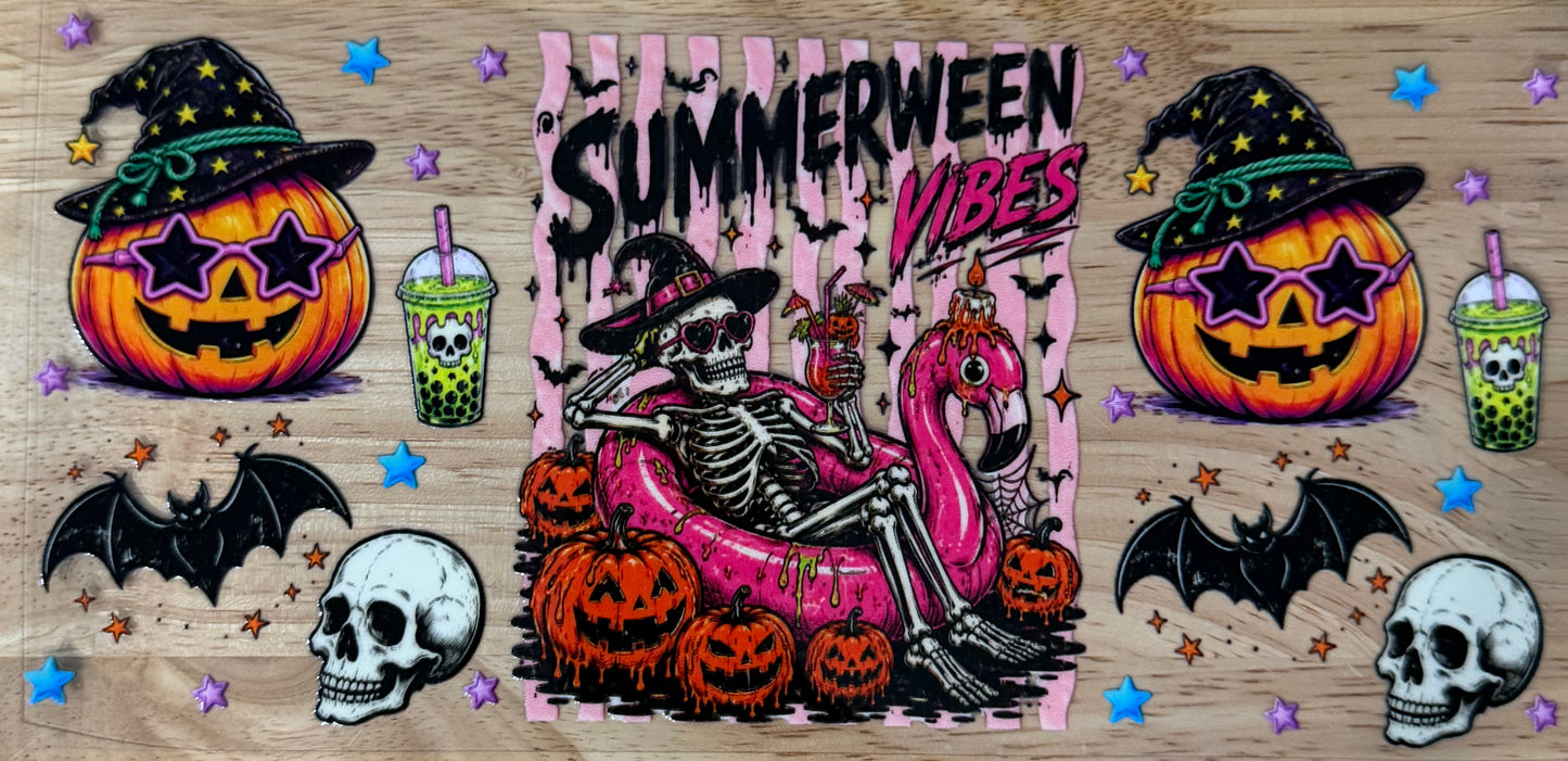 Summerween Vibes UVDTF Wrap