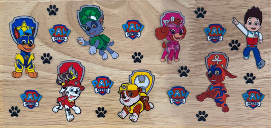 Paw Patrol UVDTF Wrap