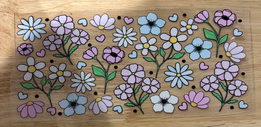 Floral Bloom UVDTF Wrap