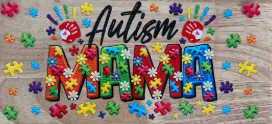 Autism Mama UVDTF Wrap