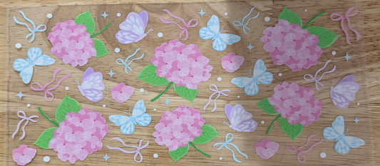 Hydrangeas UVDTF Wrap