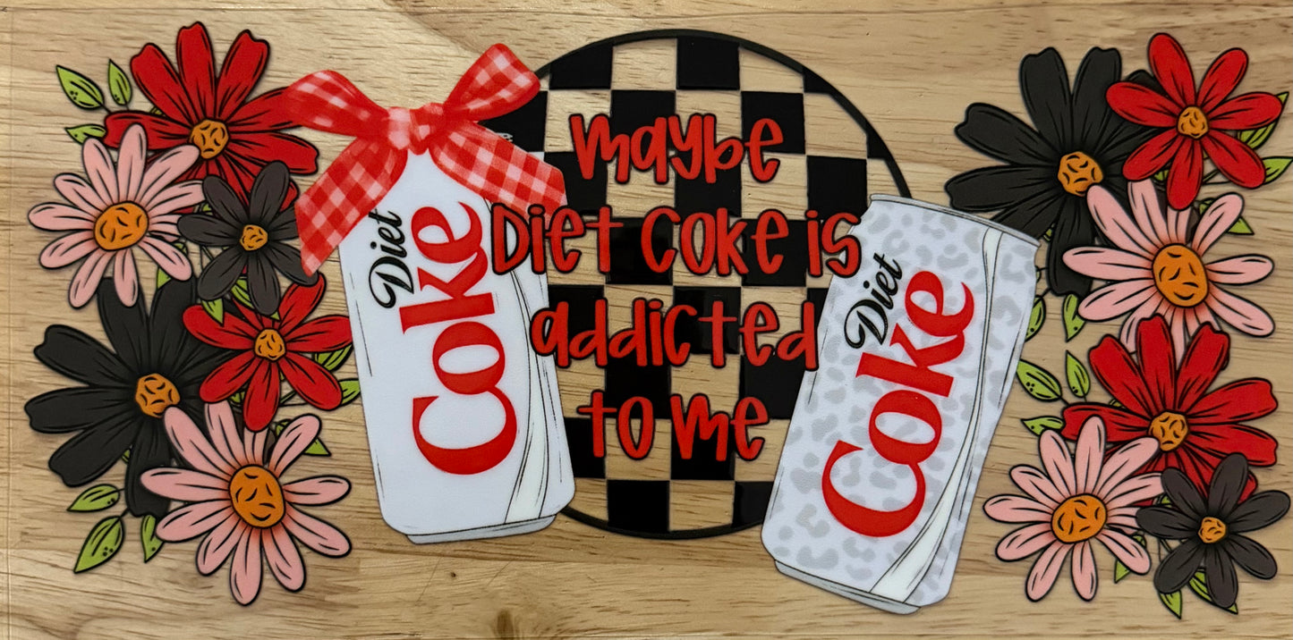 Diet Coke Addiction UVDTF Wrap