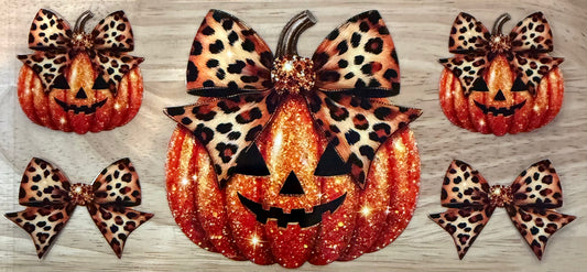 Glitter Pumpkin UVDTF Wrap