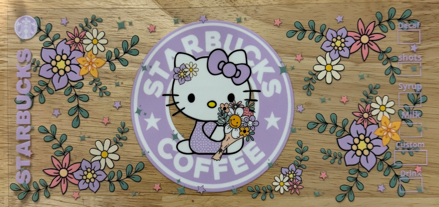 Lilac Hello Kitty UVDTF Wrap