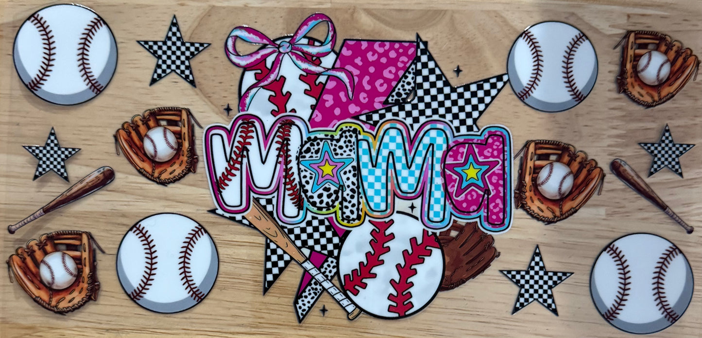 Baseball Mama UVDTF Wrap